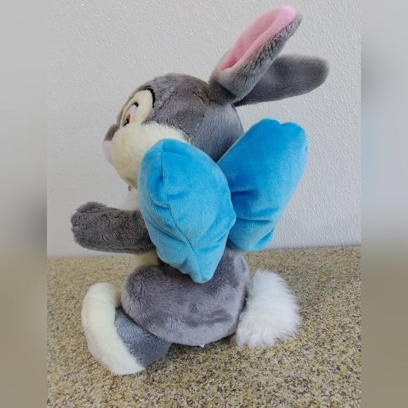 ✓Disney Store PLUSH 10"THUMPER with blue ribbon Rabbit Bambi Movie! RARE!!! - Picture 7 of 16